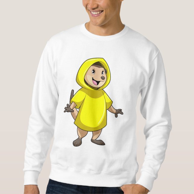 Sweatshirt Meerkat avec Raincoat (Devant)