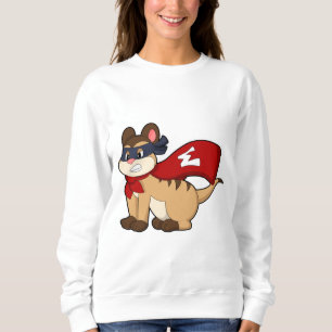 Sweatshirt Meerkat en héros avec masque