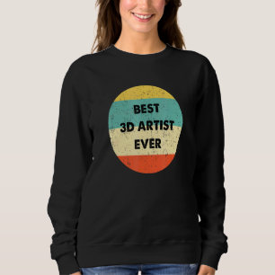 Sweatshirt Meilleur artiste 3d Artis
