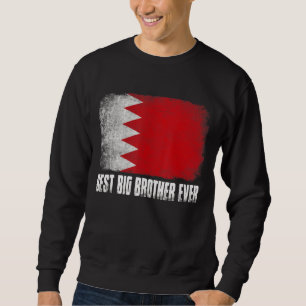 Sweatshirt Meilleur Big Brother jamais Bahreïn Drapeau patrio