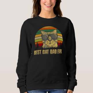 Sweatshirt Meilleur Chat Papa Jamais Chat Papa Fête du Père V