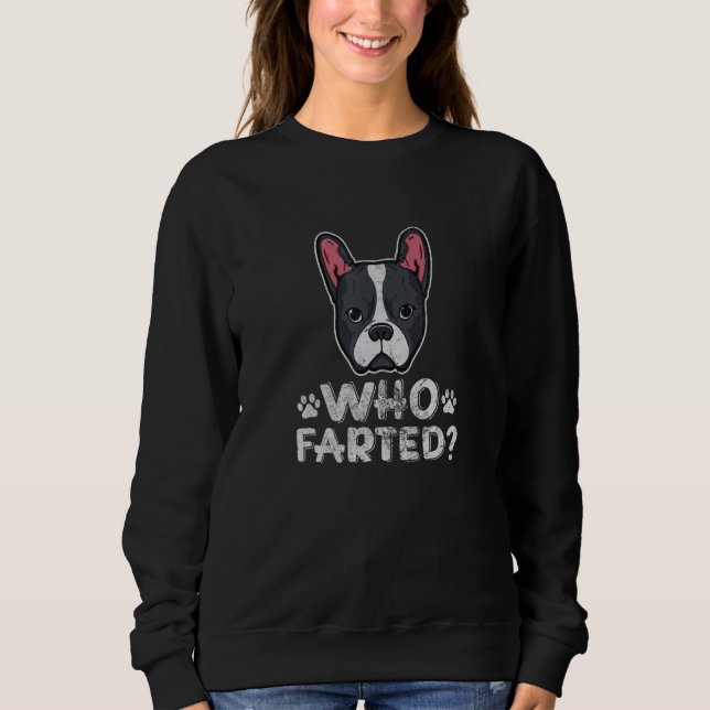 Sweatshirt Meilleur chien Ever Boston Terrier Maman Bostie Te (Devant)
