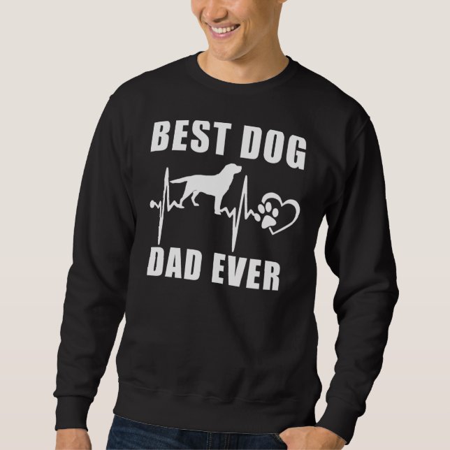 Sweatshirt Meilleur Chien Papa Jamais Labrador Retriever Chie (Devant)