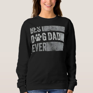 Sweatshirt Meilleur Chien Papa Jamais Rétro Chien Daddy Anima