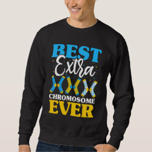 Sweatshirt Meilleur Chromosome Extra Jamais Syndrome Enfants 