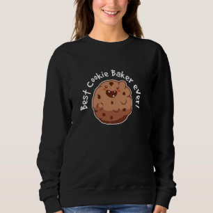Sweatshirt Meilleur Cookie Baker Jamais Bake Baking Cookies