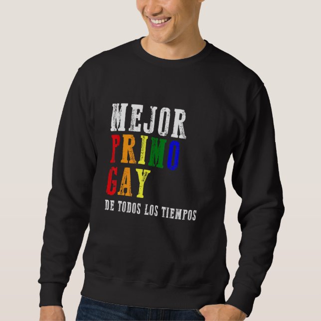 Sweatshirt Meilleur Cousin Gay De Tous Les Temps Lgbt Q Pride (Devant)