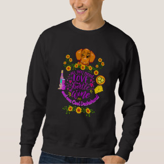 Sweatshirt Meilleur Dachshund Ventilateur Drôle Wiener Chien 