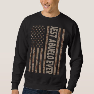 Sweatshirt Meilleur des hommes Abuelo jamais nous drapeau amé