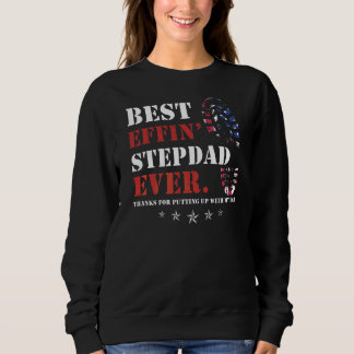 Sweatshirt Meilleur Effinu2019 Étape Papa Merci Jamais Pour P