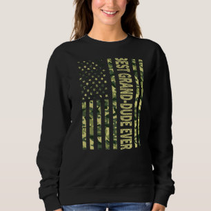 Sweatshirt Meilleur Grand-Dude jamais US American Flag Grandp