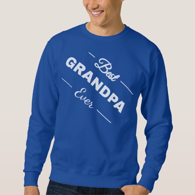Sweatshirt Meilleur grand-père du monde (Devant)