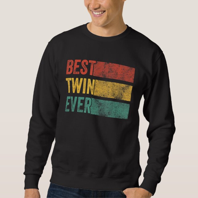 Sweatshirt Meilleur Jumeau Jamais Drôle Frère Soeurs Soeurs F (Devant)