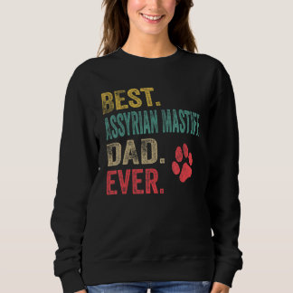 Sweatshirt Meilleur Mastiff Assyrie père jamais Vintage père