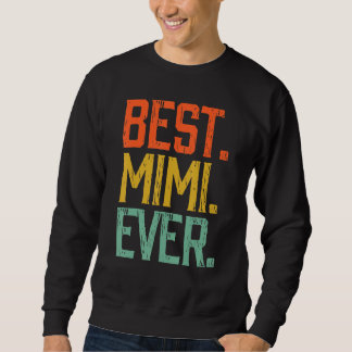 Sweatshirt Meilleur Mimi Jour Vintage De La Mère