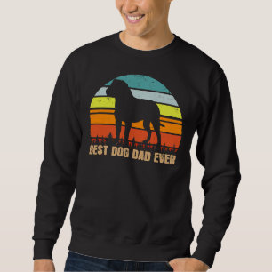 Sweatshirt Meilleur papa de chien jamais rotonier Lover