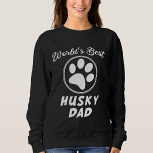 Sweatshirt Meilleur papa Husky au monde 43