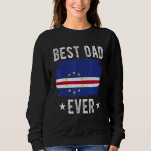 Sweatshirt Meilleur papa jamais Cap Vert Drapeau Meilleur Cap