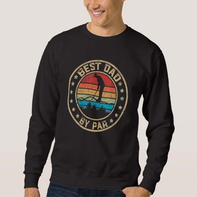 Sweatshirt Meilleur Papa Par Par Père S Day Golf (Devant)