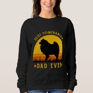 Sweatshirt Meilleur Papa Poméranien Jamais Drôle Papa Graphic
