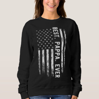Sweatshirt Meilleur Pappa Jamais Drapeau Américain Hommes Pèr