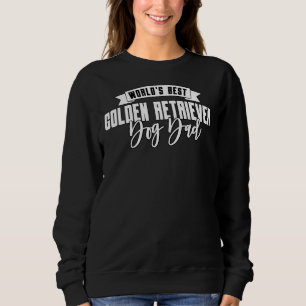 Sweatshirt Meilleur père de chien d'or