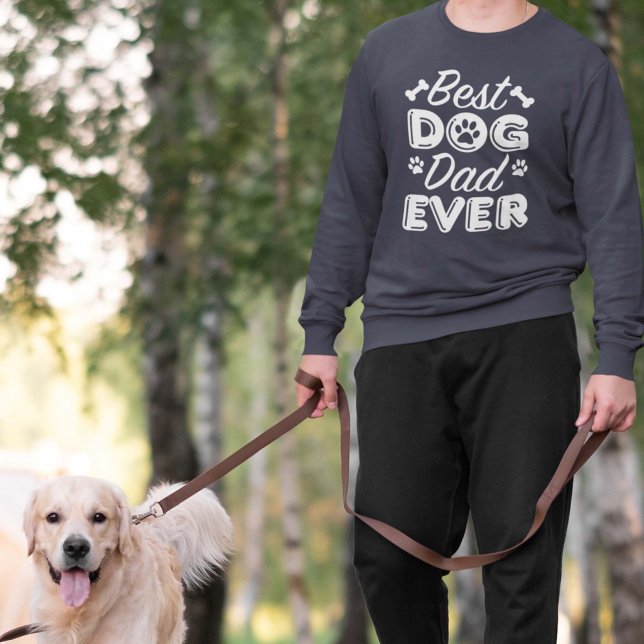 Sweatshirt Meilleur père de chien jamais (Créateur téléchargé)