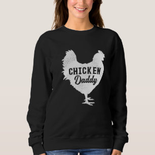 Sweatshirt Meilleur Père de Poulet de Volaille Hommes Fête de