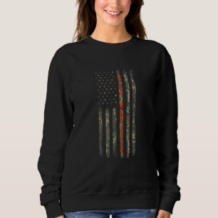Sweatshirt Meilleur Père Jamais Patriotique Grunge Drapeau Am
