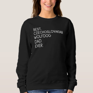 Sweatshirt Meilleur père Wolfdog tchécoslovaque