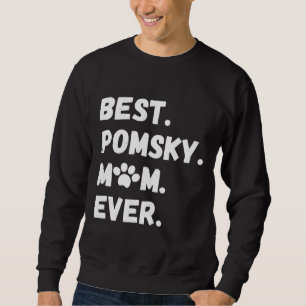 Sweatshirt Meilleur Pomsky Maman Jamais Drôle Chien Husky Pom