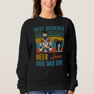 Sweatshirt Meilleur Porte-Bière Aimant Chien Papa Jamais Pit
