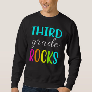 Sweatshirt Meilleur pour les élèves de 3e année 3e année Rock