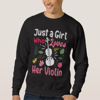 Sweatshirt Meilleur Violon Pour Femme Violon Violoniste Playe
