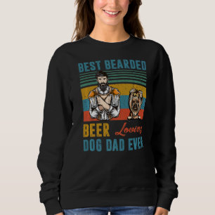 Sweatshirt Meilleure Bière Portée Aimant Chien Papa Jamais Yo