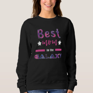 Sweatshirt Meilleure maman dans la Galaxy Special Mother's Da