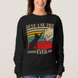 Sweatshirt Meilleure Maman de Chat de Tous les Temps