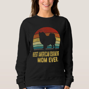 Sweatshirt Meilleure maman de chien esquimau américain vintag