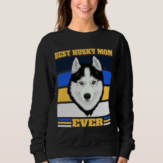 Sweatshirt Meilleure maman Husky Ever 2
