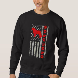 Sweatshirt Meilleure mère de Leonberger pompier Papa Ever Dra