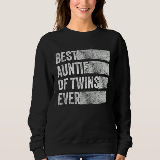 Sweatshirt Meilleure Tante De Jumeaux Grossesse Faire-part Dr