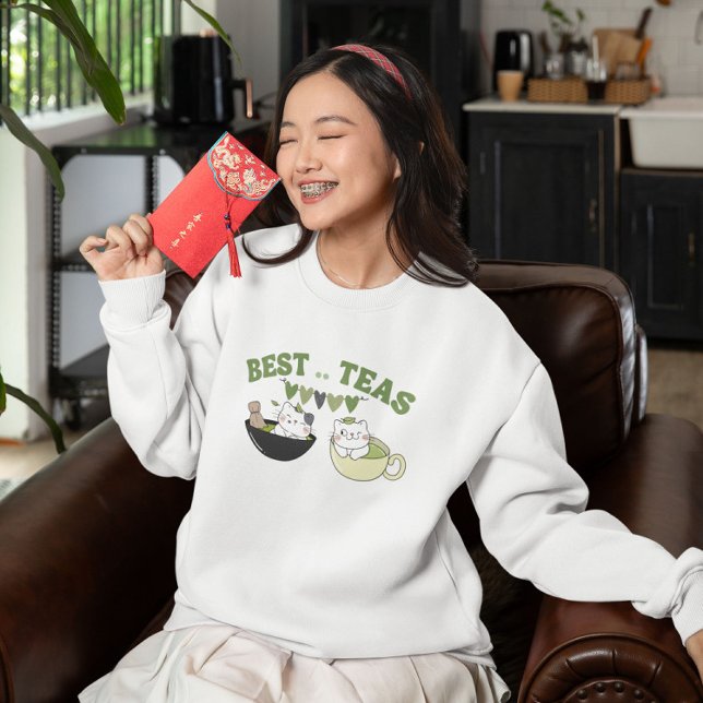 Sweatshirt Meilleurs Thés, Matcha (Créateur téléchargé)