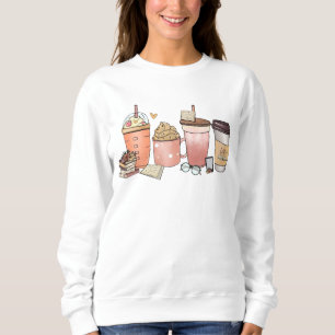 Sweatshirt Mélange de littérature et de latte