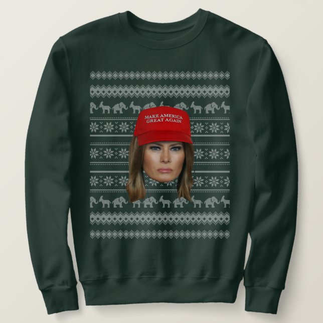 Sweatshirt Melania Trump (Design devant)