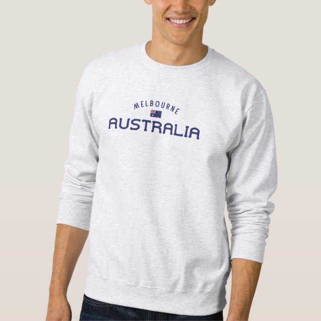 Sweatshirt Melbourne en détresse Australie (Devant)