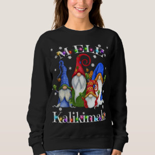 Sweatshirt Mele Kalikimaka Joyeux Noël Hawaï Gn nordique