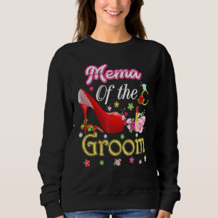 Sweatshirt Mema De La Groom Joyeux Mariage Flower Rose Chauss