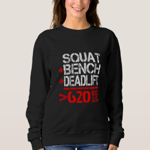 Sweatshirt Membre du Club de Powerlifting 620 kg