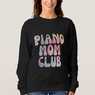 Sweatshirt Membre Fun Piano Mom Club