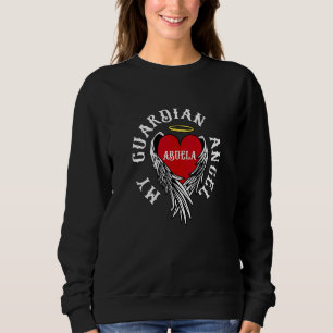 Sweatshirt Mémé Mon Ange Gardien Souvenir Mémoire de Famille